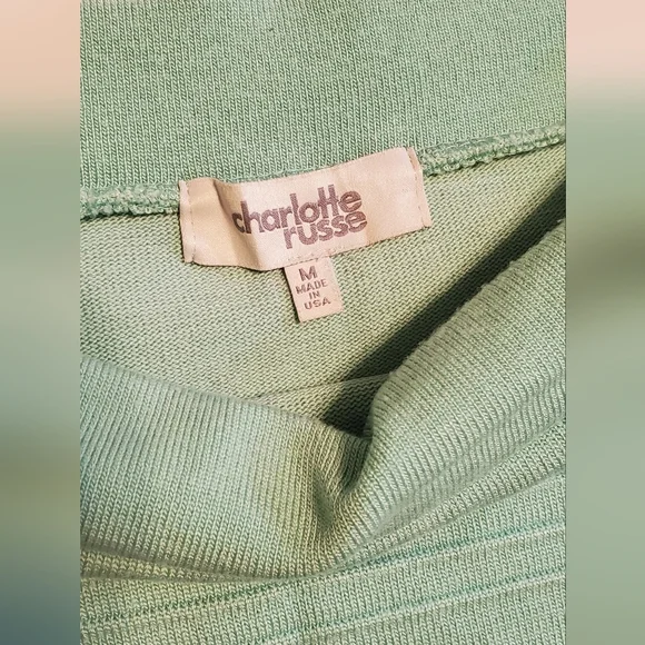 Charlotte Russe Mint Mini Skirt Size Medium - Picture 3 of 5